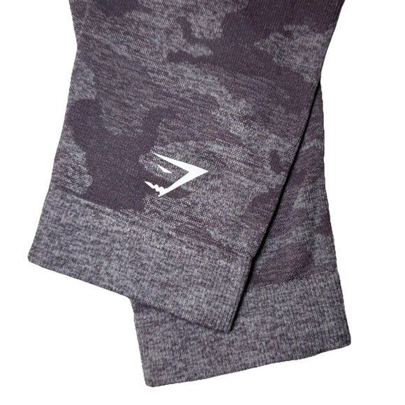 Gymshark Womens Leggings Gray Flex High Rise & Pink Camo Seamless Size S Small - Picture 10 of 11